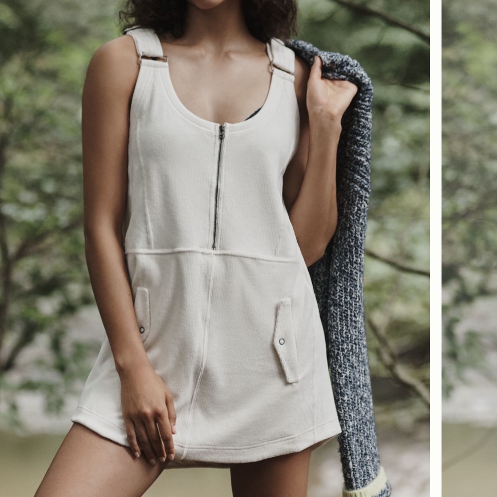 Anthropology ivory Women's dress